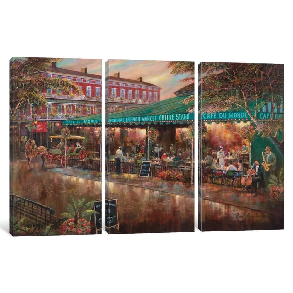 iCanvas ''Cafe Du Monde'' by Ruane Manning - On Sale - Overstock