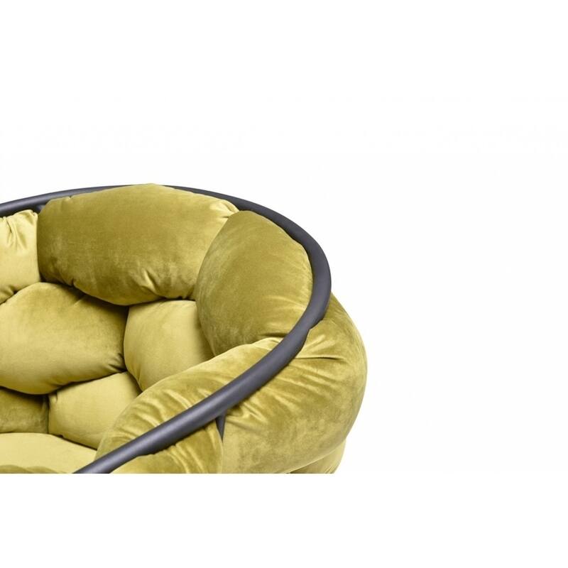 Modrest Debra Modern Green Fabric Dining Chair