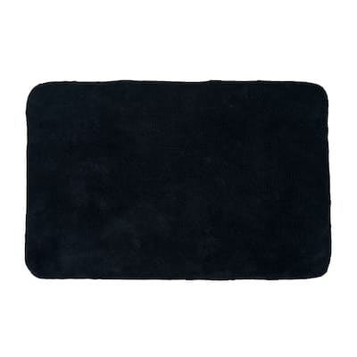 Sherry Kline Prescott Black 21x34" Bath Rug - 21 x 34