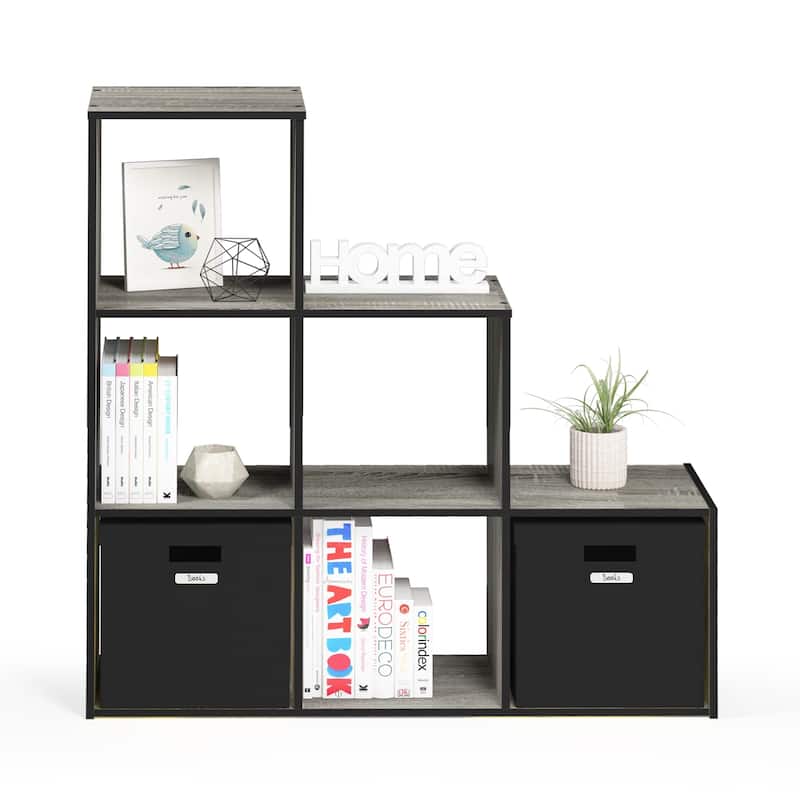Porch & Den Roxbury Wood 6-cube 3-2-1 Storage Cabinet