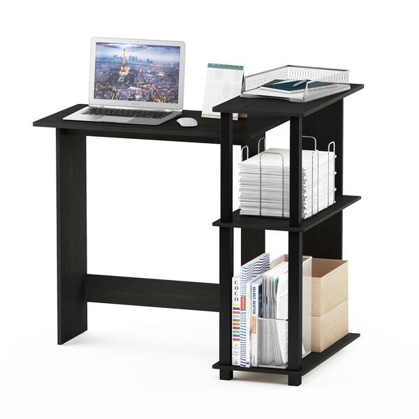 Shop Porch Den Dunckley Wood Corner Computer Desk And Bookshelf