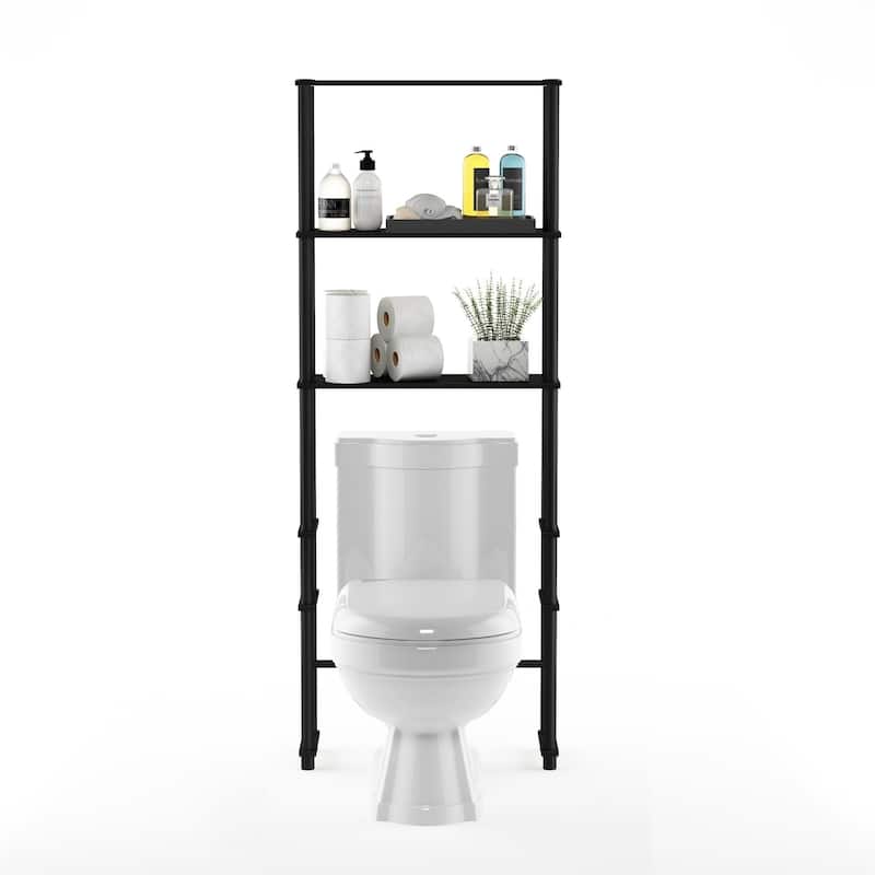 Porch & Den Longfellow Toilet Space Saver with 3 Shelves - Espresso