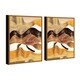 preview thumbnail 2 of 3, Chic Home Regis 2 Piece Set Framed Wall Art Giclee Print - Multi-color