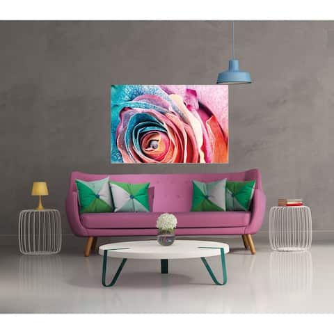 Chic Home Rosalia 1 Piece Wrapped Canvas Wall Art Giclee Print - Multi-color