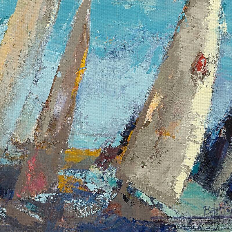 Masterpiece Art Gallery Magnificence Sailboat By Beth Forst Canvas Art Print