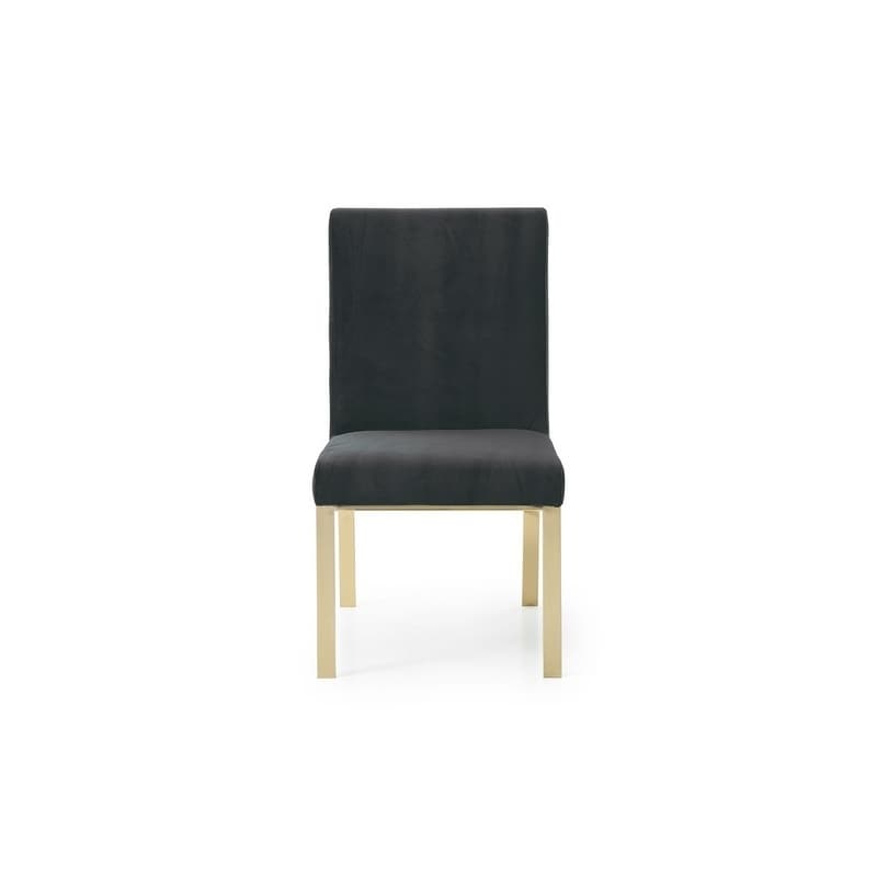 Black And Gold Dining Chairs : Contemporary Hand Painted School Chair