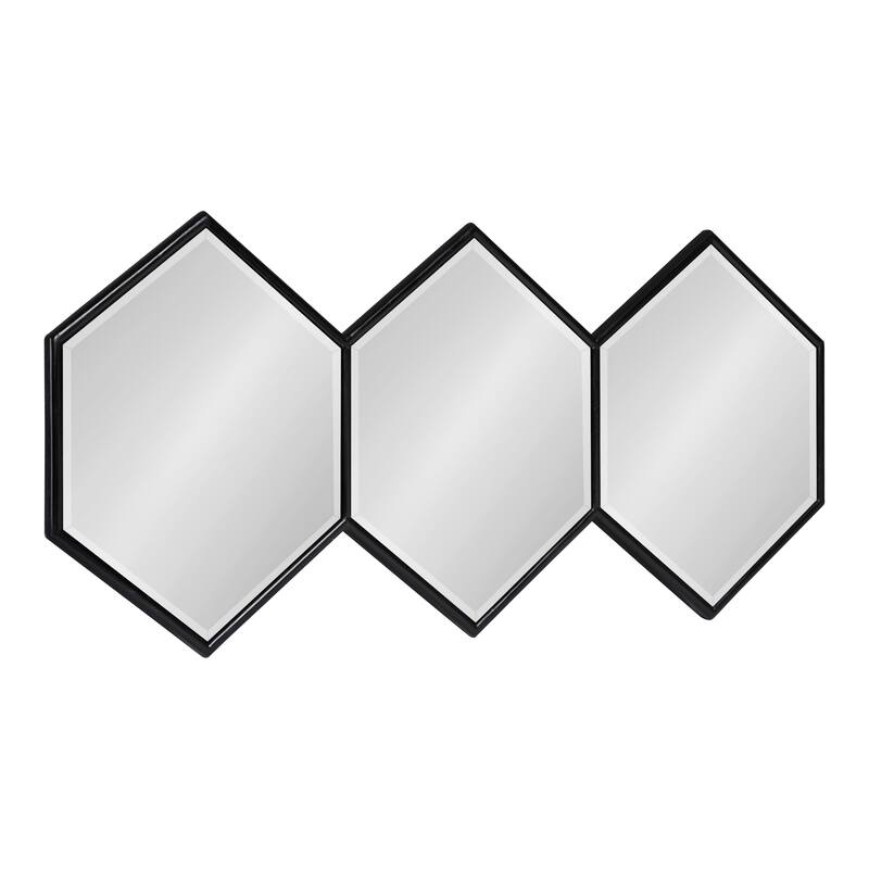 Kate and Laurel Royce Horizontal Hexagon Mirror - 14x30