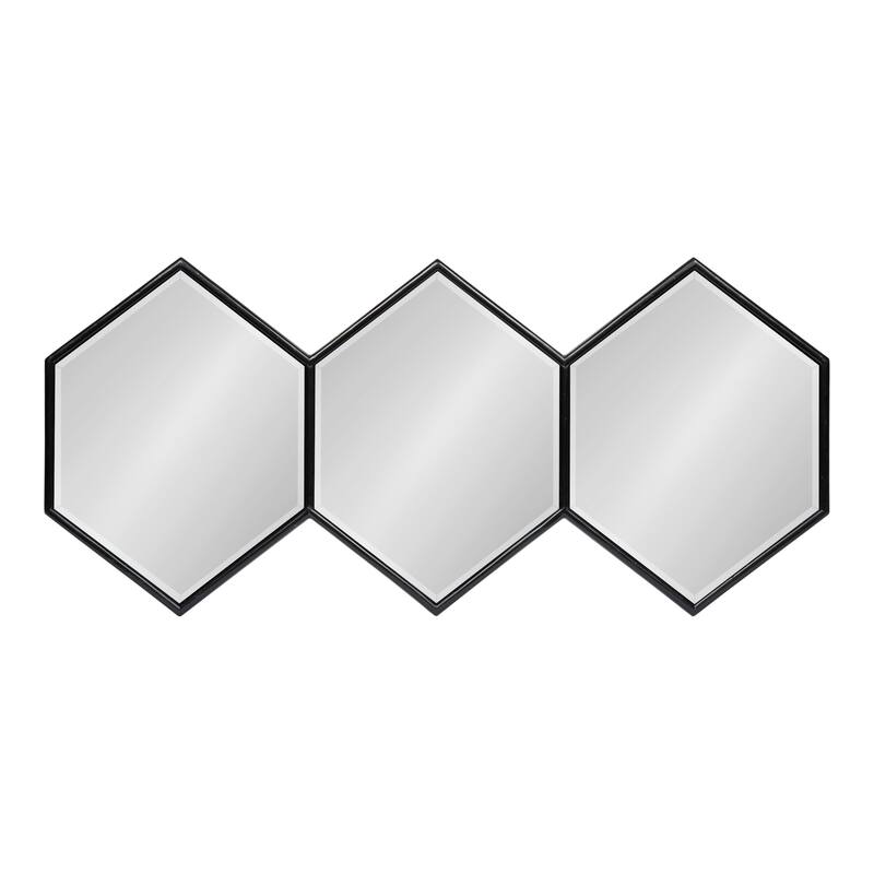 Kate and Laurel Royce Horizontal Hexagon Mirror - 14x30
