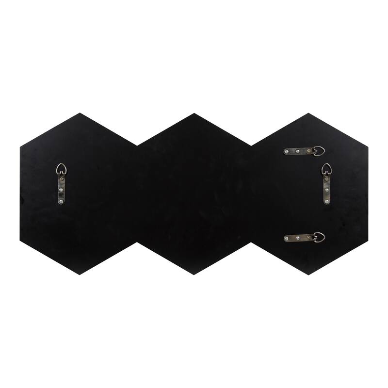 Kate and Laurel Royce Horizontal Hexagon Mirror - 14x30