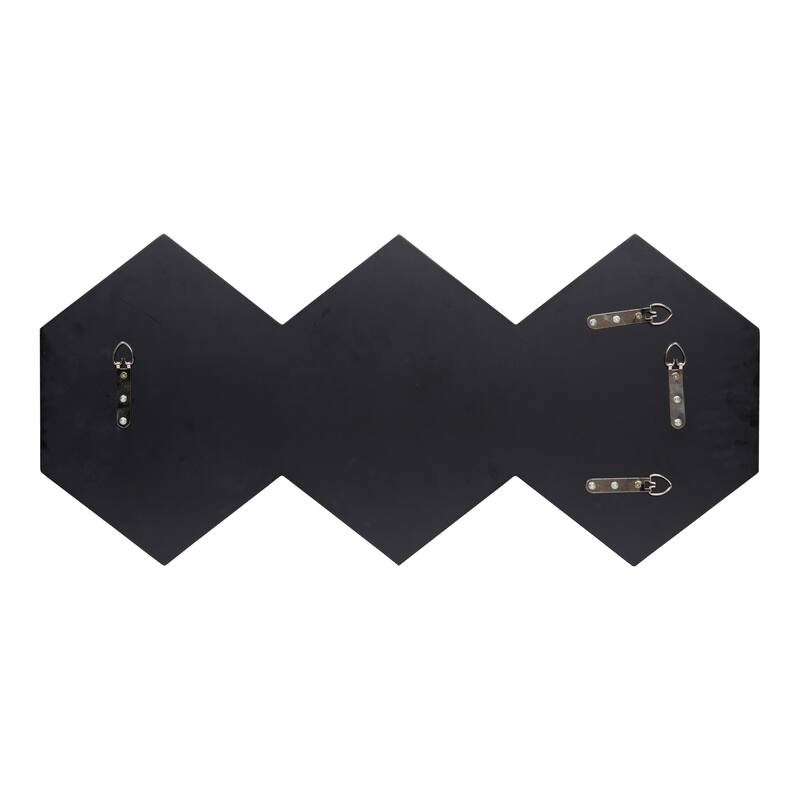 Kate and Laurel Royce Horizontal Hexagon Mirror - 14x30