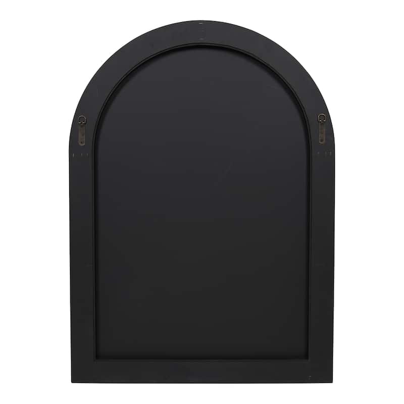 Kate and Laurel Nikoletta Large Windowpane Arch Mirror - White - 31x44
