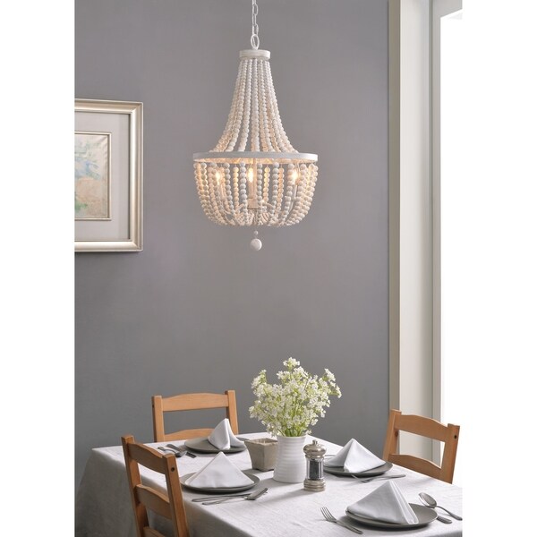 beaded chandelier dining room