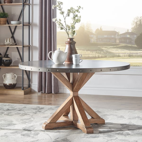 https://ak1.ostkcdn.com/images/products/25443782/Albee-Round-Stainless-Steel-Top-Dining-Table-with-Poplar-X-base-by-iNSPIRE-Q-Artisan-0e155933-15ec-45a4-938a-0a8293bc9de9_600.jpg?impolicy=medium