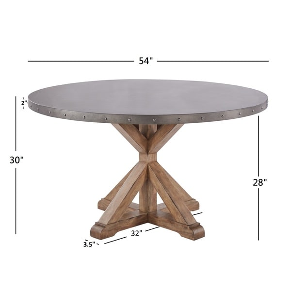 stainless steel round table top