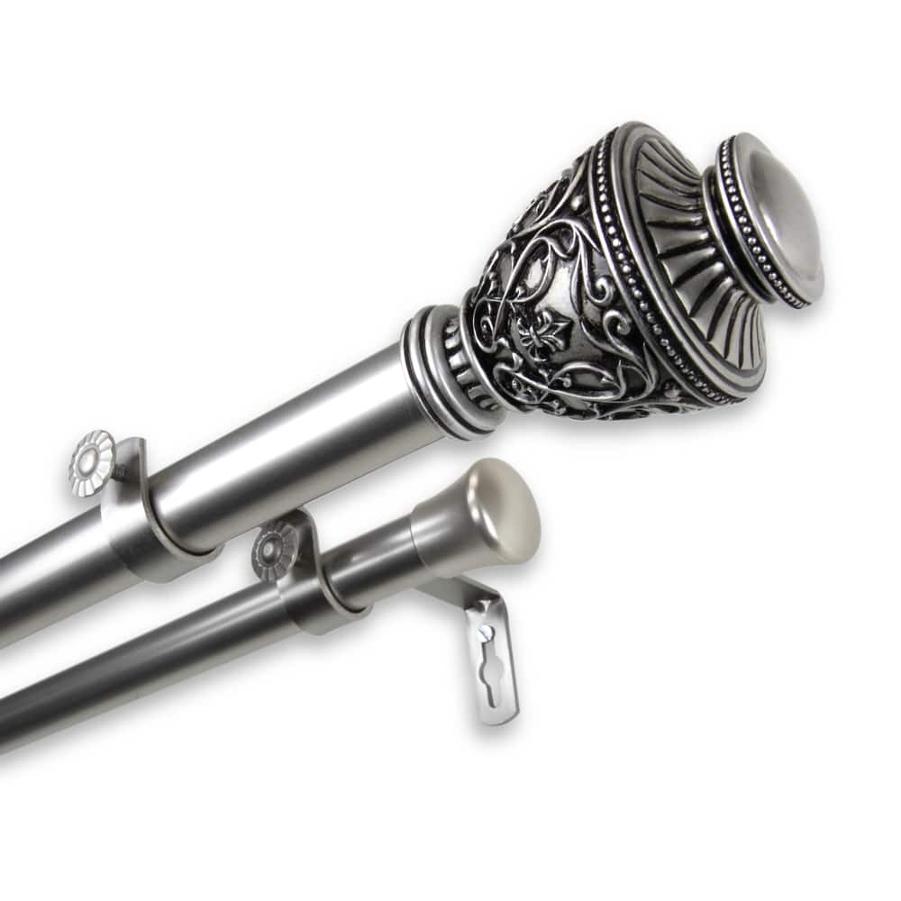 Copper Grove Vayk Adjustable Double Curtain Rod (1 in. Dia.)