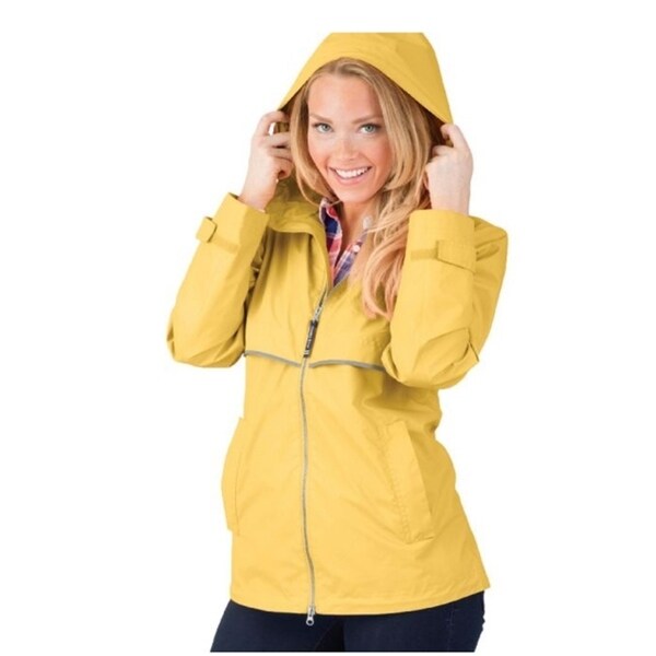 Charles River Women's Englander Rain Jacket Buttercup