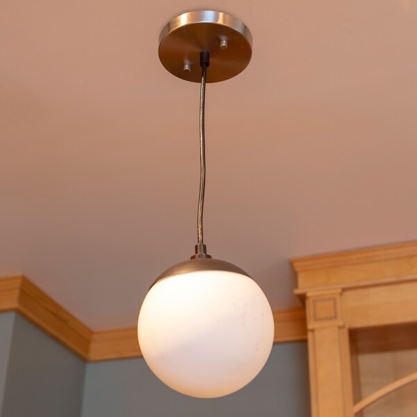 Foster Black Walnut Single Light Mini Globe Pendant Foster Black Walnut Single Light Mini Globe Pendant