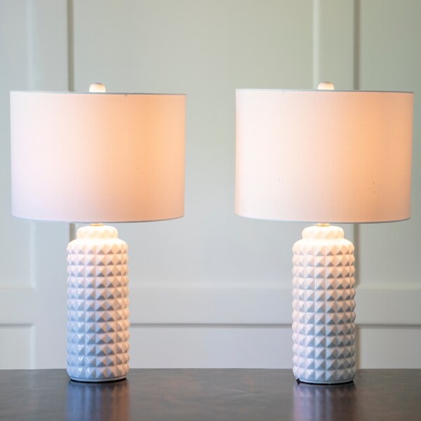 pairs of bedside lamps