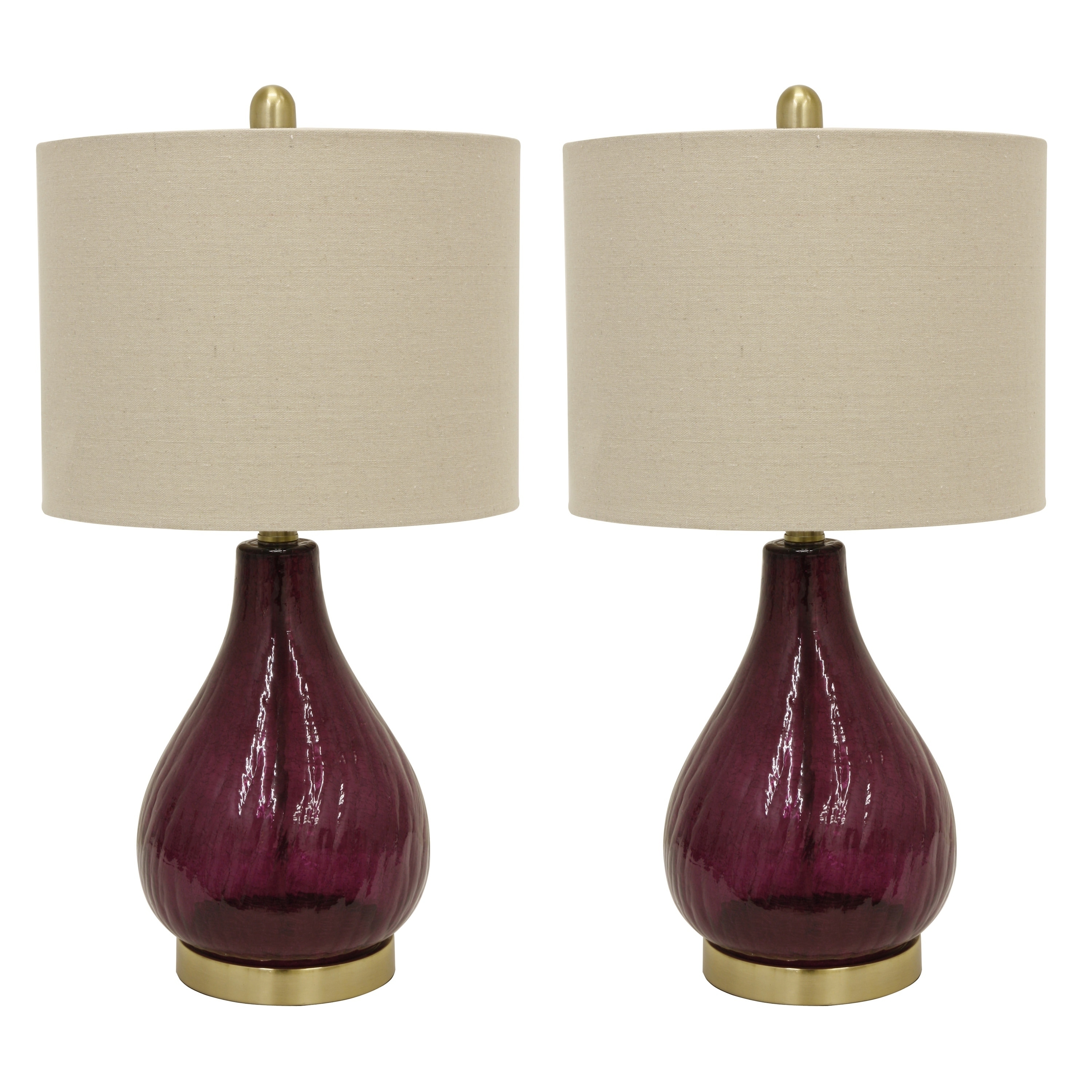 plum table lamps