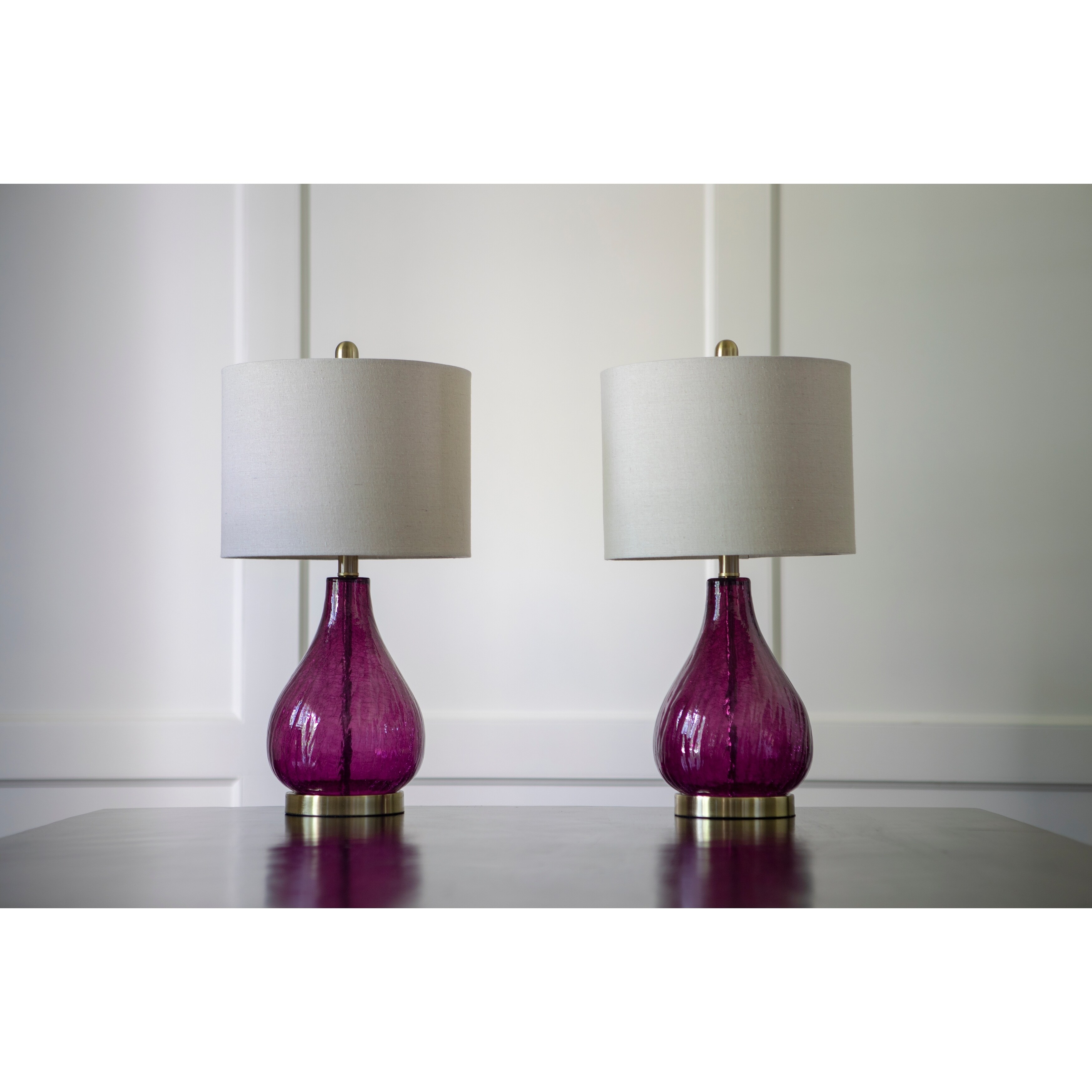 plum table lamps