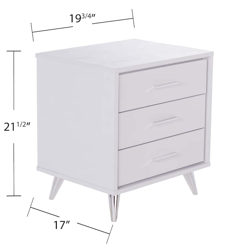 SEI Furniture Armoy Bedside Table