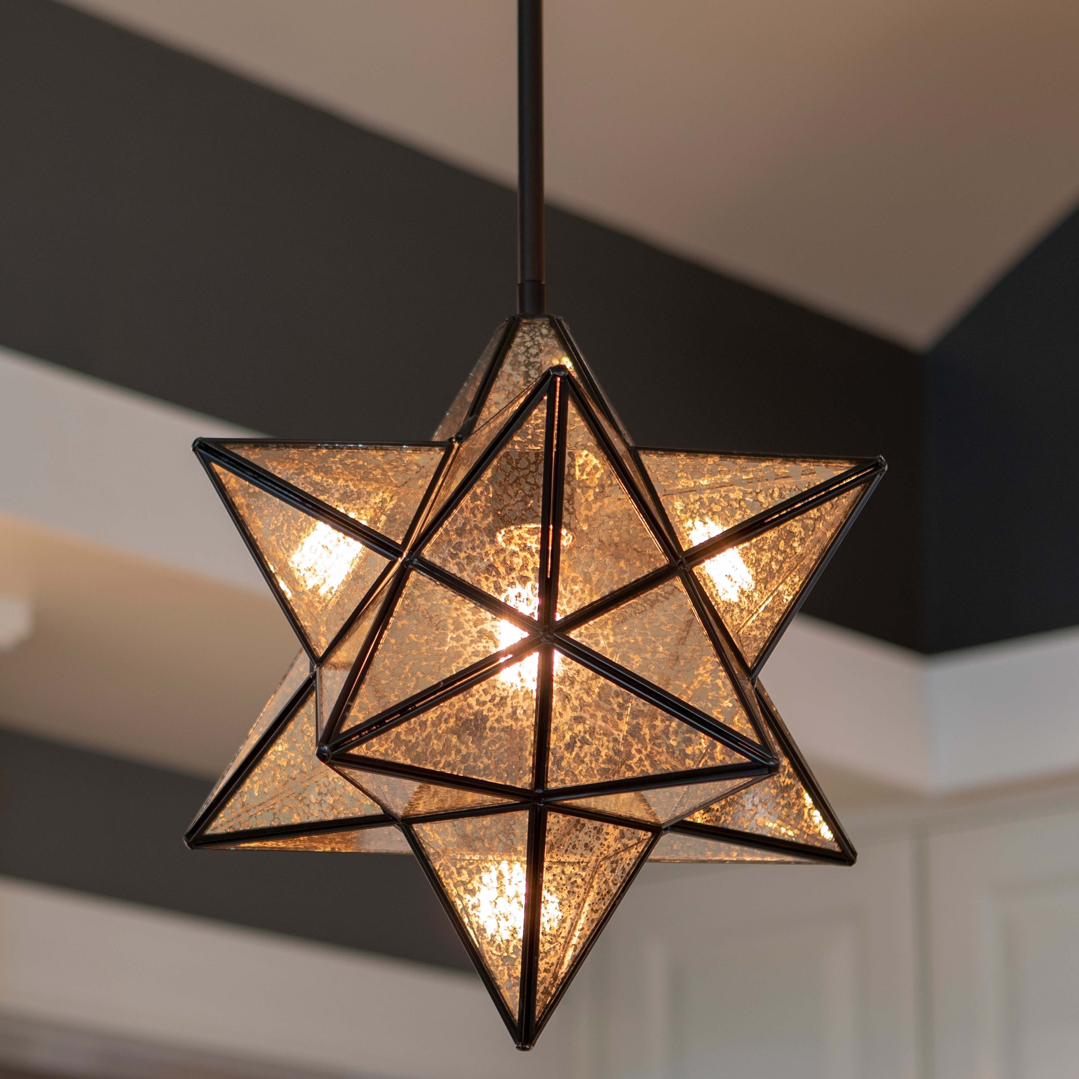 Star Shaped One Light Pendant On 25444373 Star Shaped One Light Pendant On