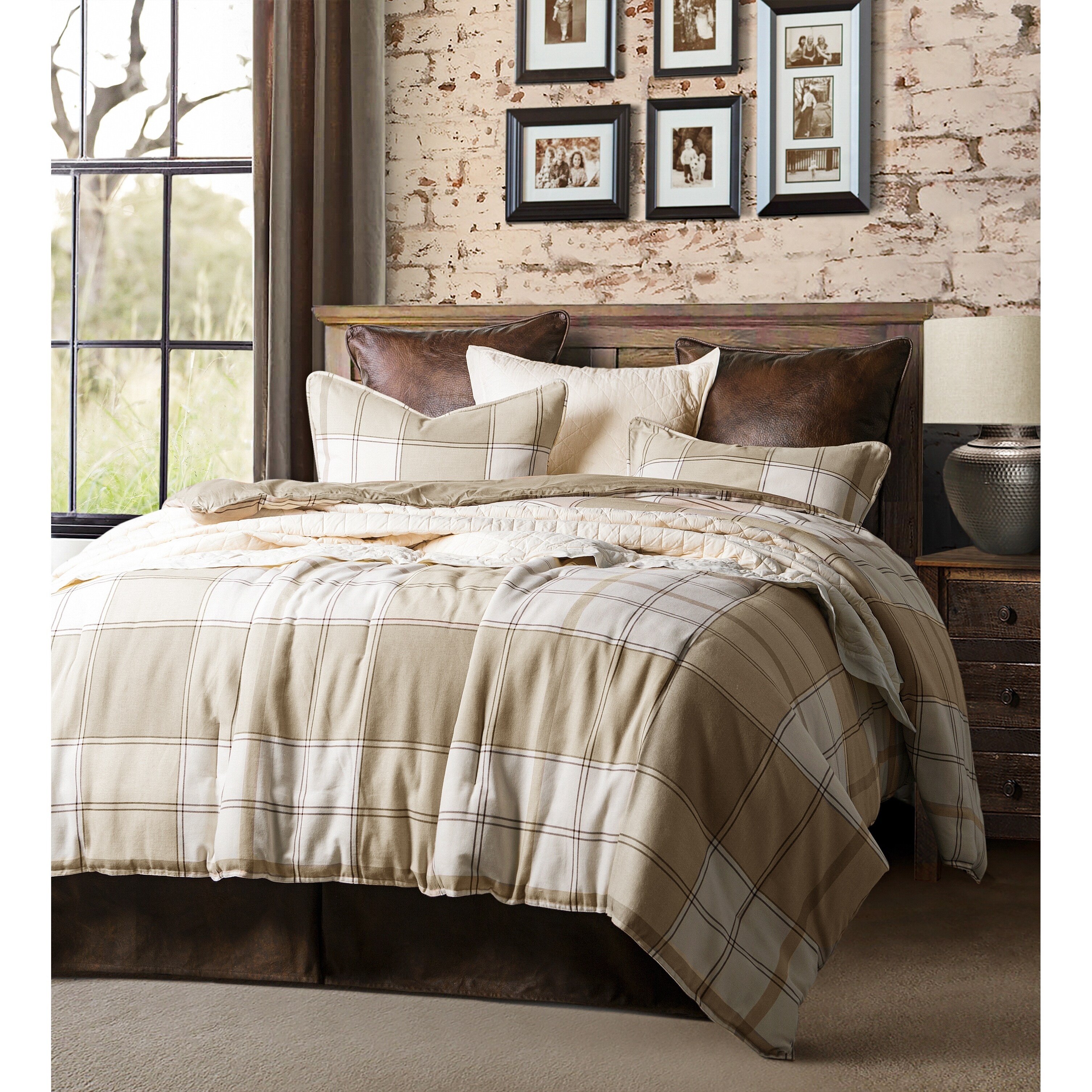 Hiend Accents Wilson 3 Piece Oversized Comforter Set Queen Overstock 25444647