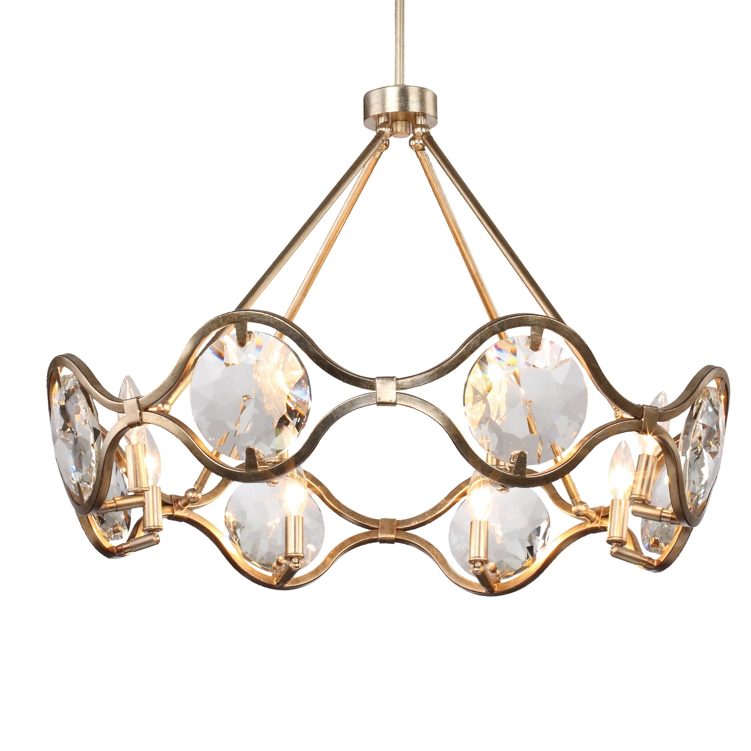 Quincy 8-light Distressed Twilight Chandelier - Chandeliers For Bedrooms by Overstock.com