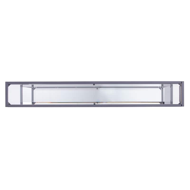 SEI Furniture Glenn Narrow Metal Console Table