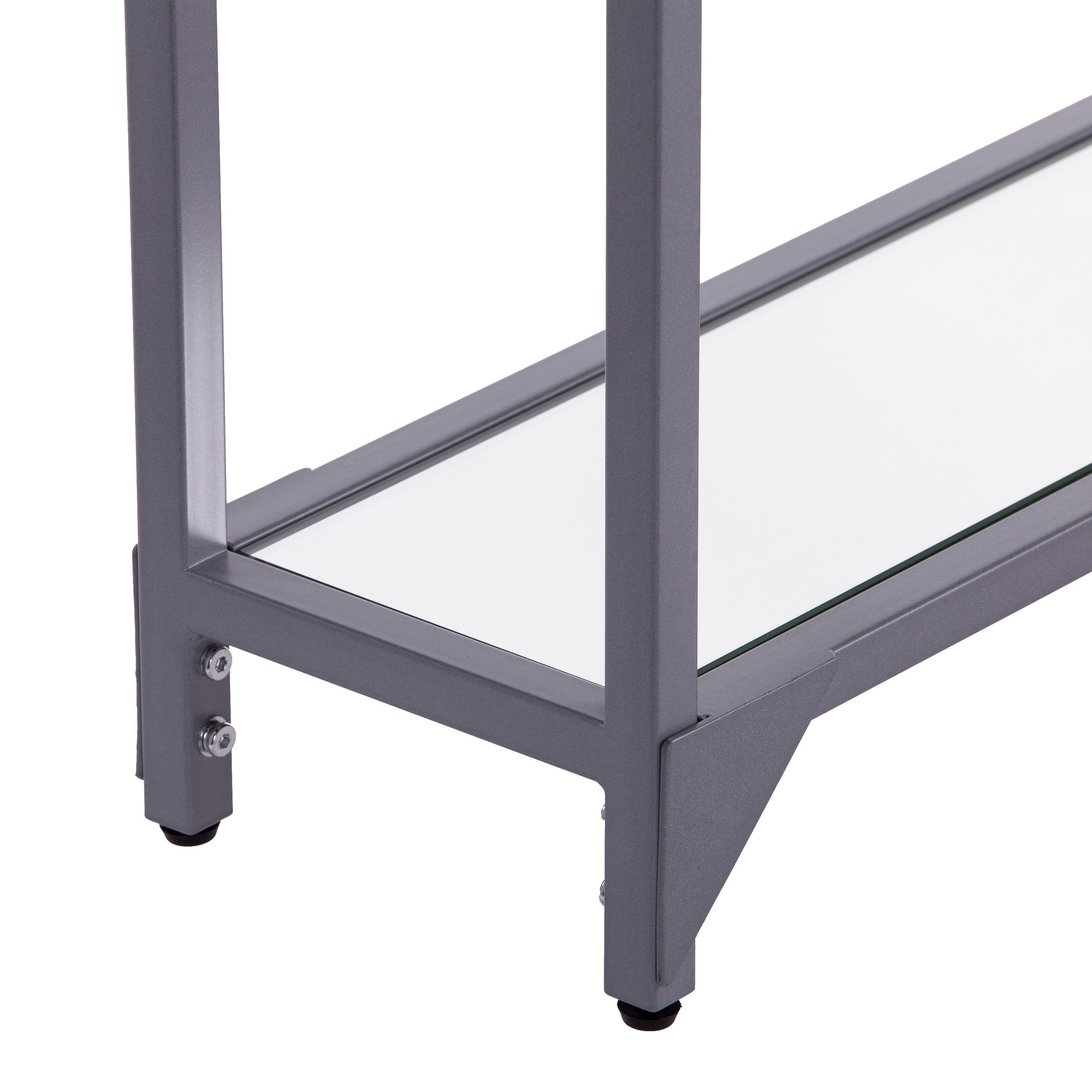 carbon loft glenn narrow metal console table