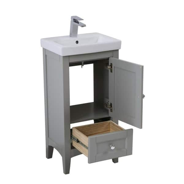 Shop 18 In Single Bathroom Vanity Set Overstock 25445240