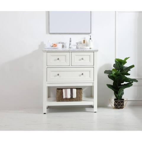 30 in. single bathroom vanity set