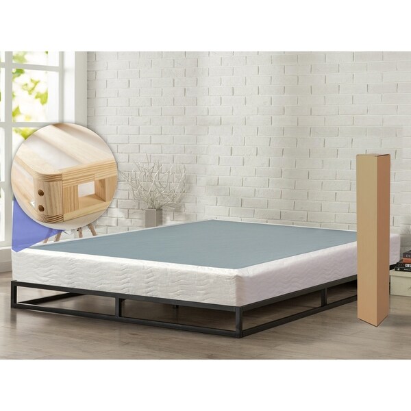 Full X-Large Spinal Solution 4 Fully Assembled Split Box Spring for Mattress