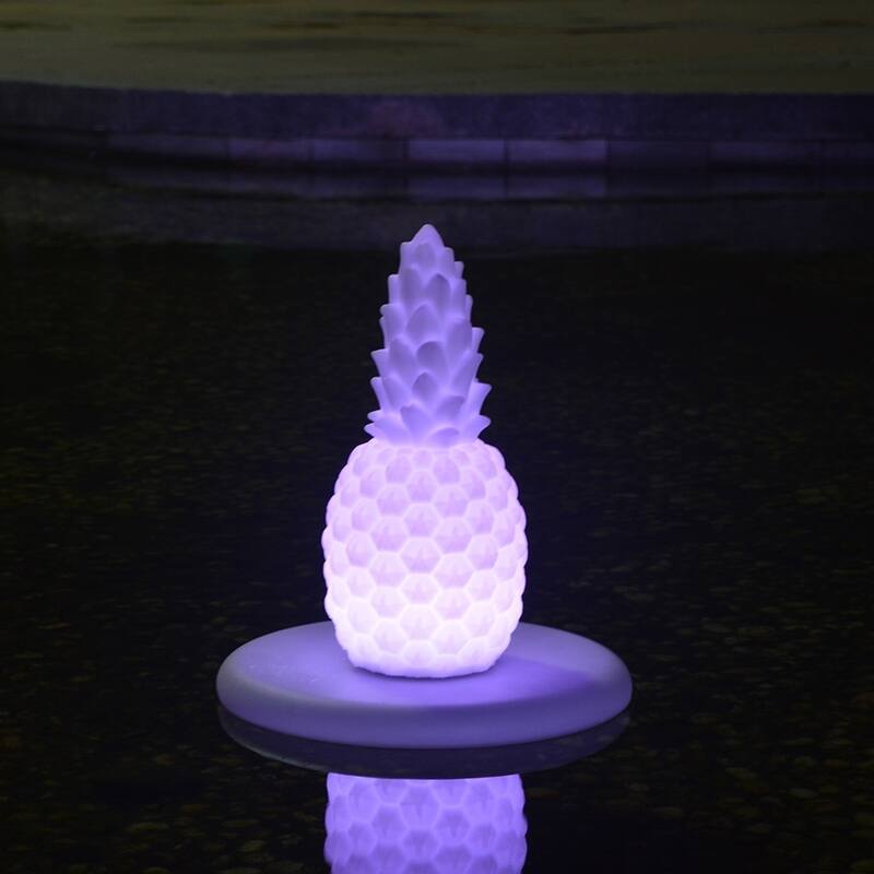 Modern Home Deluxe Floating LED Glowing Pineapple w/Infrared Remote Control