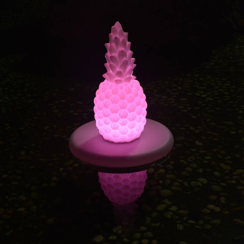 Modern Home Deluxe Floating LED Glowing Pineapple w/Infrared Remote Control