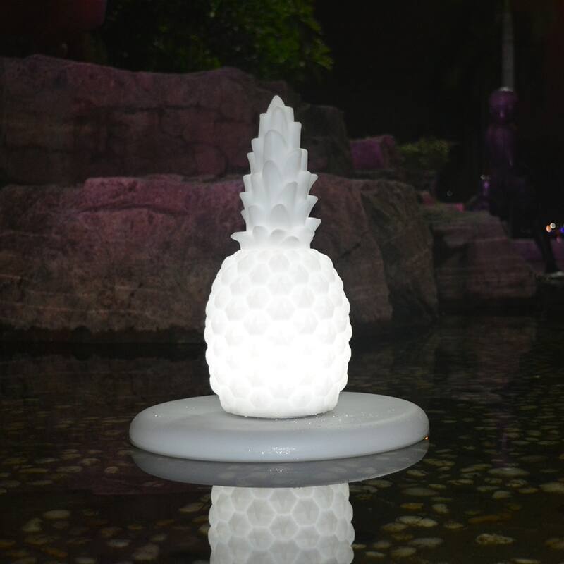 Modern Home Deluxe Floating LED Glowing Pineapple w/Infrared Remote Control