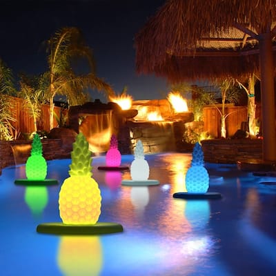 Modern Home Deluxe Floating LED Glowing Pineapple w/Infrared Remote Control