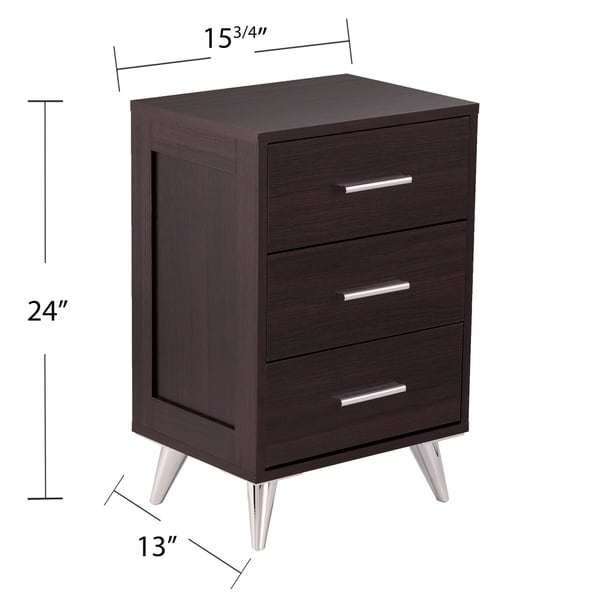 Carson Carrington Narva Mid-century Modern Storage Nightstand