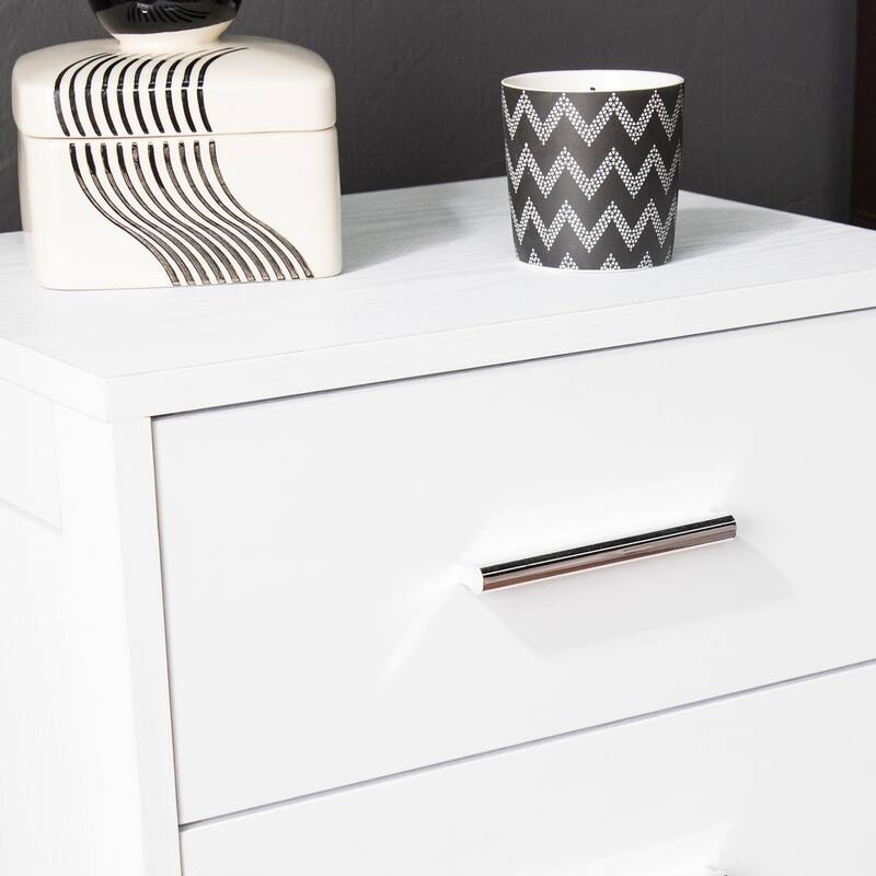 SEI Furniture Narva Mid-century Modern Storage Nightstand