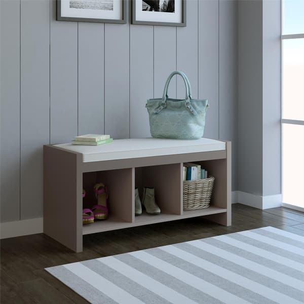 Shop Avenue Greene Lindley Entryway Storage Bench With Cushion