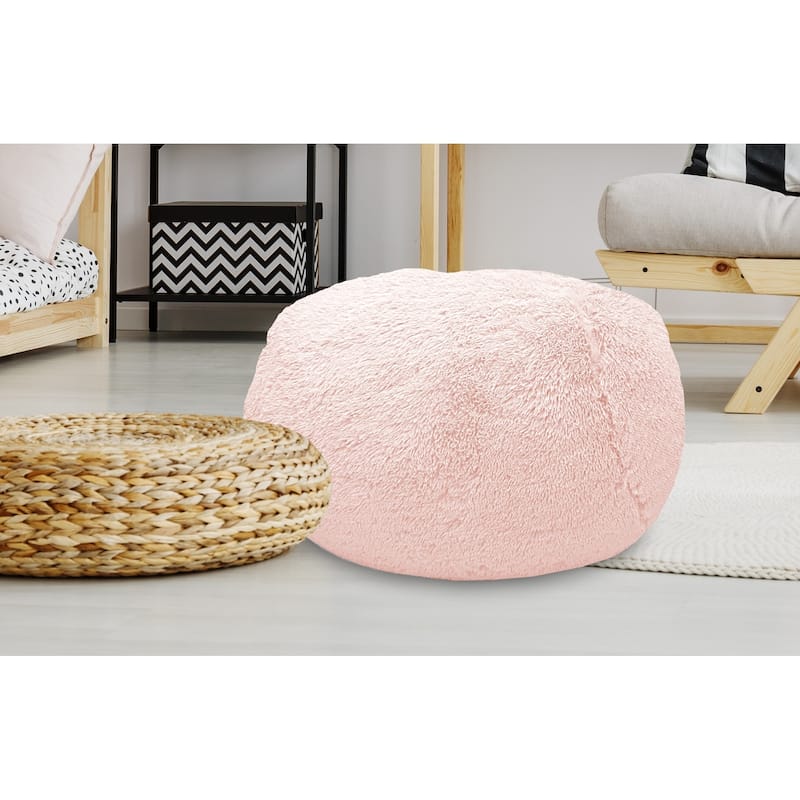 Long Hair X-Large Pouf