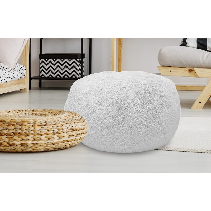 Long Hair X-Large Pouf