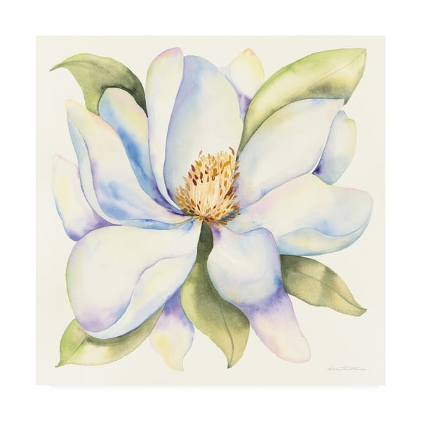 Kathleen Parr Mckenna 'Magnolia In White' Canvas Art - Bed Bath ...