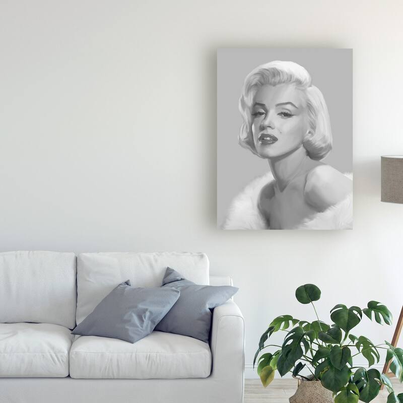 Chris Consani 'True Blue Marilyn' Canvas Art