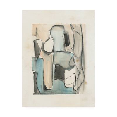 Jennifer Paxton Parker 'Subdued Abstract I' Canvas Art