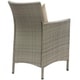 preview thumbnail 3 of 34, Havenside Home Bocabec Beige Patio Wicker Rattan Dining Armchair