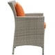 preview thumbnail 23 of 34, Havenside Home Bocabec Beige Patio Wicker Rattan Dining Armchair