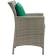 preview thumbnail 11 of 34, Havenside Home Bocabec Beige Patio Wicker Rattan Dining Armchair