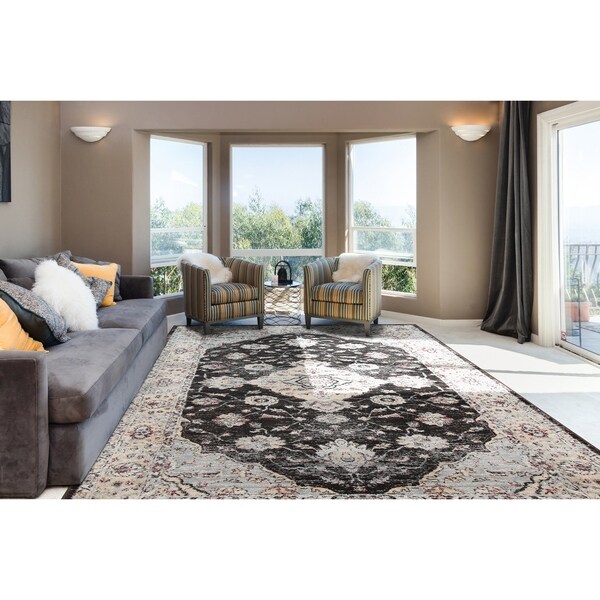 Astoria Loren Home Dark Brown Rug