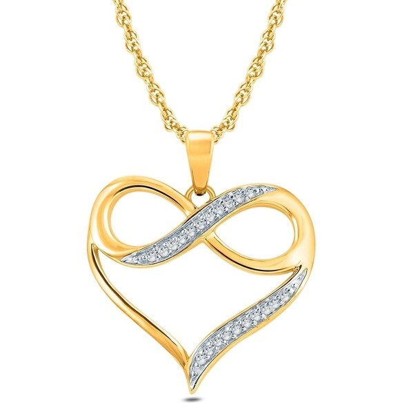 infinity heartbeat necklace